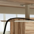 thumbnail image 3 of Worksense by Sauder Bergen Circle Cable/Cord Management Tray, White Finish, 3 of 6