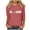 65Brick Red365, variant on Women's T-Shirts Short Sleeve Crewneck Comfort Fit Basic T Shirts Summer Everyday Wear Relaxed Fit Tee Outdoor Activities Stylish Comfortable Top