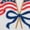 White, variant on America 1776 Land Of The Free Patriotic Coquette Bow Graphic Tees Women's 4th of July Tshirt Tops Black/White S-5XL