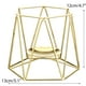 Hexagon Bougie Géométrique Fil Titulaire Chandelier Lumière Lanterne Mariage – image 5 sur 5