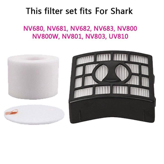 Filter Kit for Shark Powered Speed for DuoClean Vacuum Cleaner NV680