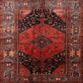 thumbnail image 1 of Ahgly Company Indoor Square Traditional Chestnut Brown Persian Area Rugs, 5' Square, 1 of 6