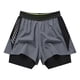 thumbnail image 1 of Shorts De Jogging De Secado Rápido De Doble Capa Para Hombre, 1 of 1