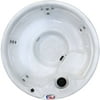 American Spas AM-511RS 5-Person 11-Jet Round Spa, Plug-In-Play system, with Multi Color Spa Light, Cover