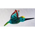 thumbnail image 1 of Figurine en Verre de Colibri Multicolore, 1 of 1