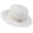 White, variant on Women’s Square Rhinestone Satin Buckle Solid Minimal Flat Crown Outdoor Sun Hat with Light Foldable Cut for Rural Trips Black