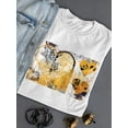 thumbnail image 3 of Image Conscious Graffiti Hearts T-Shirt Womens -Porter Hastings Designs, Female Regular Fit, 3 of 4