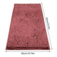 thumbnail image 2 of Alfombra de baño Alfombra de ducha lavable antideslizante Alfombra de piso absorbente de agua para baño Dormitorio, Rosa seitruly HA004438-04, 2 of 6