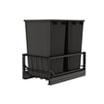 thumbnail image 1 of Rev-A-Shelf Double Pullout 50 qt. Kitchen Trash Can, Soft-Close, 5349-2150DM-218, 1 of 12