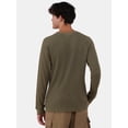 thumbnail image 3 of No Boundaries Men's & Big Men's Thermal Shirt with Raglan Sleeves, 3-Pack, Sizes XS-5XL, 3 of 8