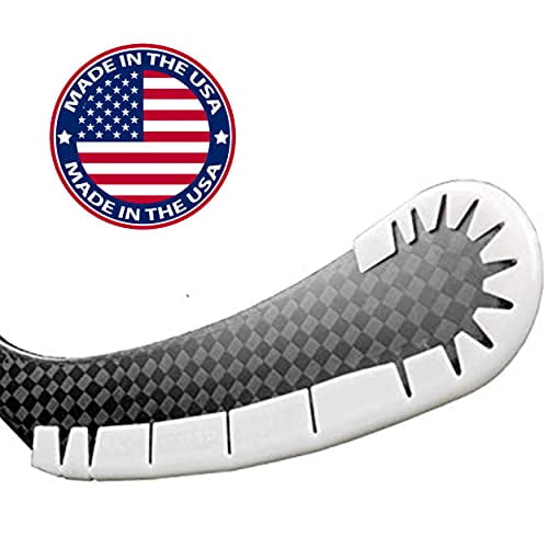 Hockey Stick Blade Protector Cover Guard with Ice Hockey Stick Grip Tape Non-Slip Heat Shrink Sleeve Multi-Color for On & Off Ice Hockey Training Universal Sizing for Adults & Youth 