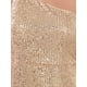 thumbnail image 5 of INSPIRE CHIC Vestido de cóctel de lentejuelas para mujer Maxi de un solo hombro estilo sirena para fiestas de graduación y bodas L Champagne, 5 of 6