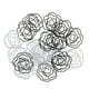 thumbnail image 1 of 20pc Rose Flower Clips De Papel Marcador De Libro Binder Clip Clip De Recibo, 1 of 6