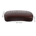 thumbnail image 2 of OULII Motorcycle Rear Seat Cushion Brown PU Vintage Style with 8 Suction Cups for Stable Ride, 2 of 8