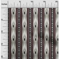 thumbnail image 1 of oneOone Georgette Viscose Fabric Stripe & Geometric Ikat Printed Fabric 1 Yard 42 Inch Wide, 1 of 4