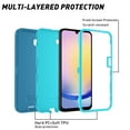 thumbnail image 6 of Xilaimitoo Compatible for Galaxy A16 5G Phone Case: Samsung Galaxy A16 5G 3 in 1 Full Body Shockproof, Heavy Duty Protection for A 16 5G, Teal, 6 of 7
