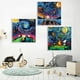 thumbnail image 2 of Cuadro de Snoopy Charlie Brown Woodstock, póster de arte de pared moderno, cuadro abstracto estilo Van Gogh, impresión en lienzo, decoración de habitación, regalo, 2 of 5