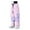 Pink, variant on Xfvqtps Women Snow Pants Snowboarding Raise Waistband Elastic Trouser Leg Multiple Pockets Warm Waterproof Windproof Winter Ski Pants Beige