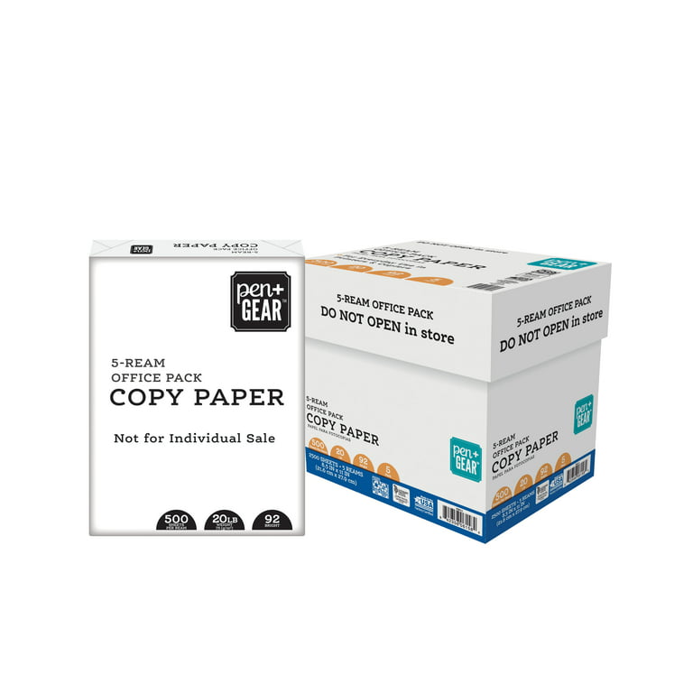 Pen + Gear 500 Sheets White Copy Paper