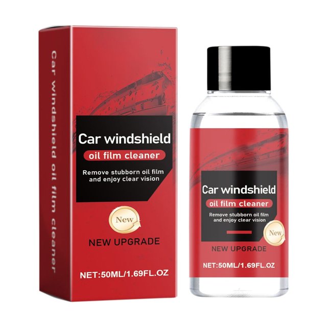 Limpiador de vidrios automotrices, concentrado para reducir la cantidad de aceite en los vidrios automotrices, descontaminante y antivaho (50 ml)
