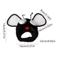 thumbnail image 2 of Funny Cat Butterfly Hat, Fly Pet Clothes Hat for Cats & Small Dogs, Cute Adjustable Dress up Headwear, Fun Pet Apparel for Halloween Parties, Holiday Photos, and Festive Photo Props A, 2 of 6