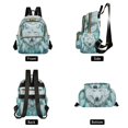 thumbnail image 2 of JIALIOU Mini Backpack Purse for Women Quilted Casual Daypack Small Travel Shoulder Bag, Wolf with Heart Ring, 2 of 7