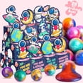 thumbnail image 3 of Set de regalo para el día de San Valentín SURCVIO Galaxy Slime con tarjeta, paquete de 28, 3 of 7