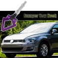 thumbnail image 2 of Unique Bargains Black Aluminum Alloy Triangle Shape Front Rear Bumper Tow Hook Screw for Volkswagen Golf GTI, 2 of 6