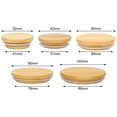 thumbnail image 4 of NOVELAR Natural Wood Canning Lids, Set of 5 Sizes up to 4 Inches, Secure Fit for Preserving and Gift Packaging, 4 of 7
