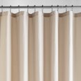 thumbnail image 4 of Mainstays Waffle Weave Fabric Shower Curtain, Solid, Ivory, 70" x 72", 4 of 5