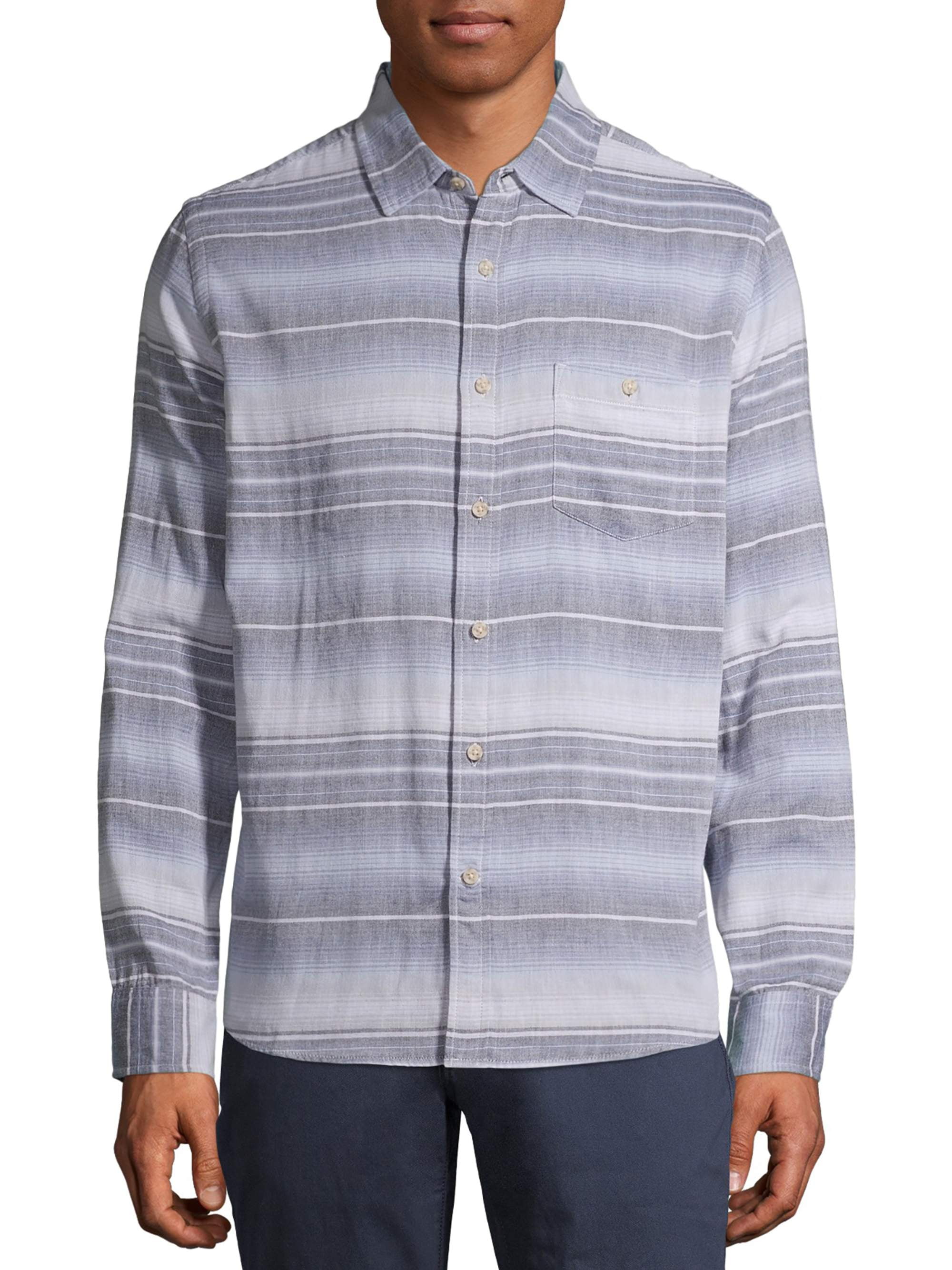 Men's and Big Men's Long Sleeve Premium Untucked Long