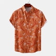 thumbnail image 2 of Birdeem Chemise Décontractée pour Hommes à Imprimé Hawaïen Col Rabattu Manches Courtes Fermeture à Boutons, 2 of 9