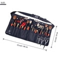 thumbnail image 4 of Riñonera con brocha de maquillaje B BEAUTYBABY Artist, piel sintética negra, 4 of 7