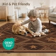thumbnail image 4 of ODIKA Motifs Southwestern Border Aztec Motif Frame Spotted Cabin Refined for Playroom, Bedroom, Reading Nook, Pet Friendly & Kids Safe Play, 4 of 7