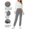 thumbnail image 3 of LELINTA Women Winter Warm Fleece Lined Joggers Thermal Sweatpants for Women Joggers with Pockets Workout Pants Running Pants, 3 of 6