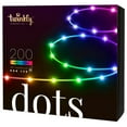 thumbnail image 3 of Twinkly Dots String Lights App-Controlled Flexible LED Color Changing String Lights, 60 RGB (16 Mil. Colors). 200 LED / 33 Ft Clear Wire. USB-Powered Indoor Smart Home Lighting Decoration, 3 of 9