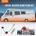 thumbnail image 2 of duomi-Diesel Heater Glow Plug Kit, Ceramic Glow Plug Repair Kit, Air Diesel Parking Heater Part with Removal Fitting Tool, Diesel Heater Rebuild Kit for 2KW/5KW/8KW Diesel Heater Replacement, 2 of 4