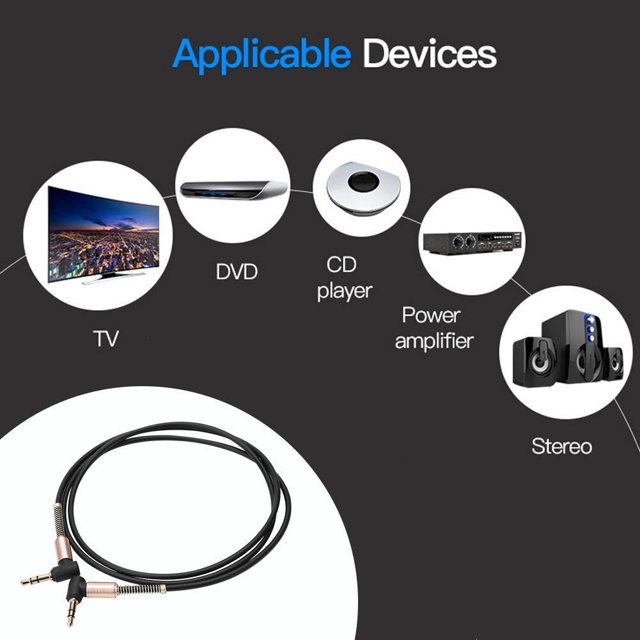 Cable de audio 90 grados 3,5 mm macho a 3,5 mm macho Jack adaptador conector auxiliar Likrtyny Para estrenar