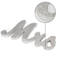 thumbnail image 2 of Wooden Letters MR & MRS Sign Wedding Table Decorations Gold Glitter Silver Glitter Sweetheart Tools, 2 of 8