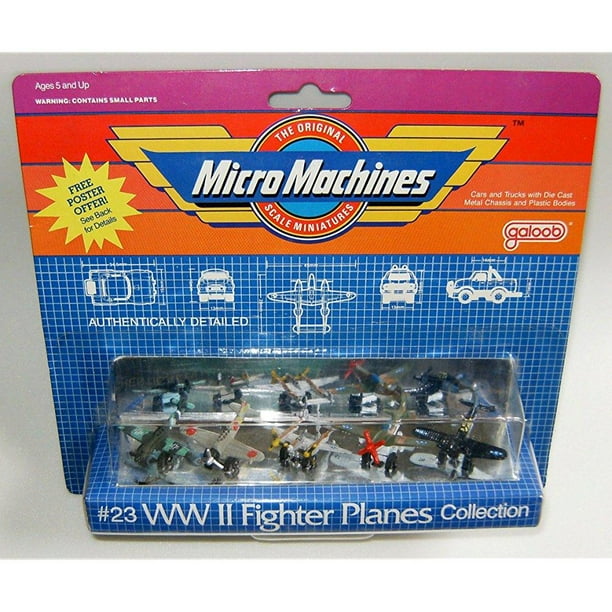 Micro Machines WWII Fighter Planes 23 C Collection