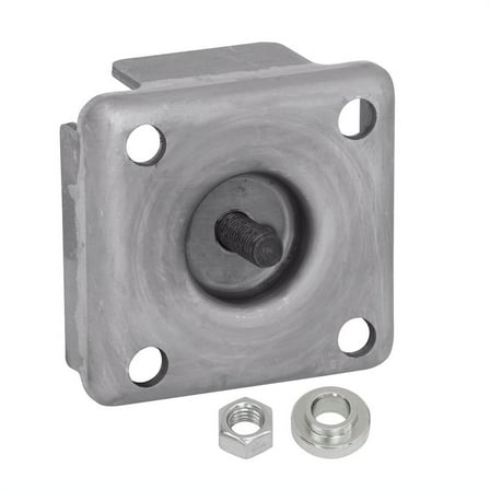 Bulldog  Mounting Bracket.5 In. Pin With Lip, 4.44 x 4.25 x 1 in.