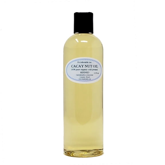 Dr Adorable - 12 oz - Cacay Nut Oil Refined - 100% Pure Organic Cold Pressed Natural