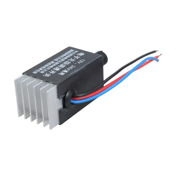 COOLHOOD 3 Wire Electronic Variable Speed Regulator Motor Speed Controller For DC12V 24V Motors Blower Fan