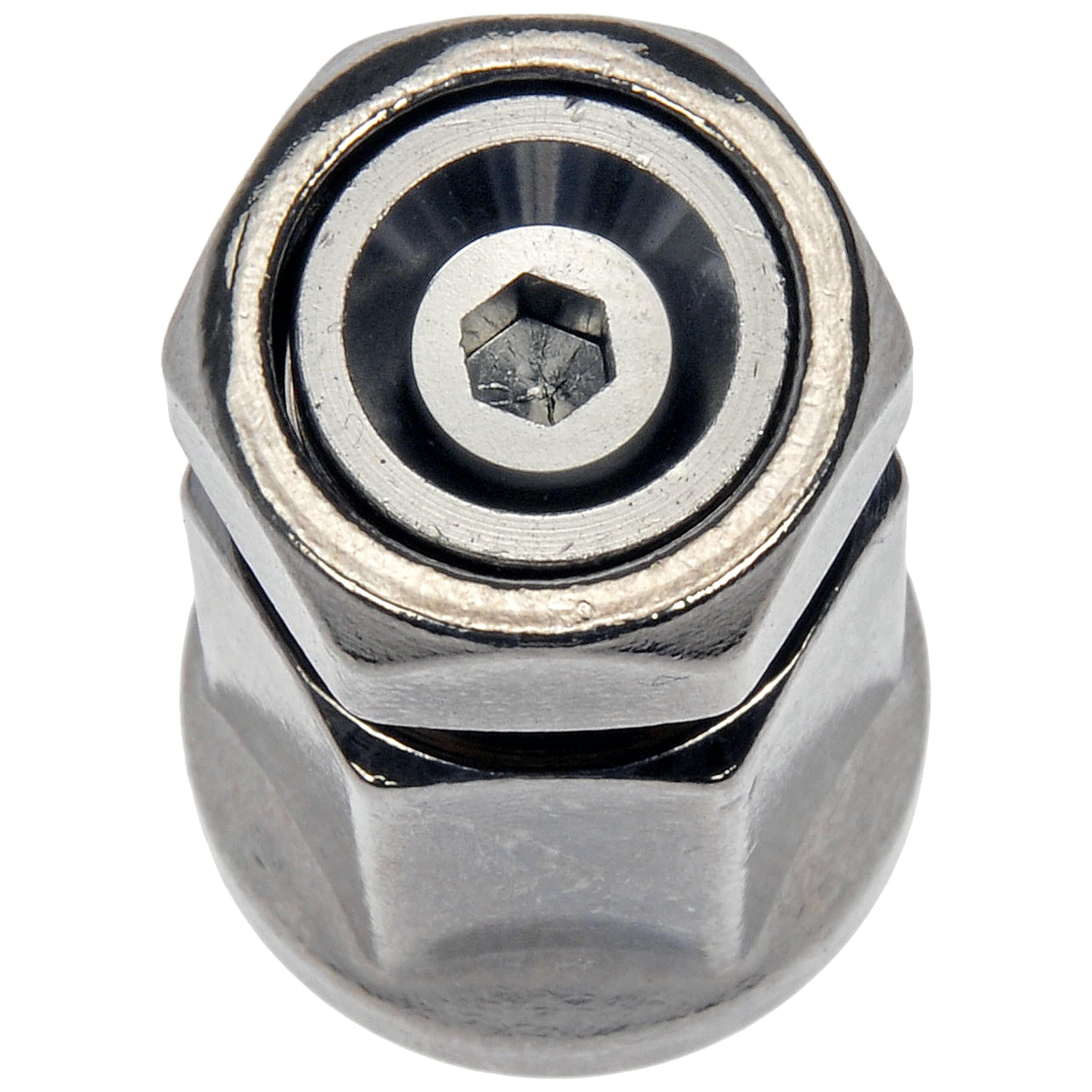 Dorman 712-245M4 Wheel Lug Nut for Specific Models, Hyper Silver (Pack of 4)