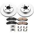 thumbnail image 2 of PowerStop Front Geomet Coated Brake Rotor and Pad Kit Fits: FORD MAZDA MERCURY Select Models CRK1860, 2 of 4