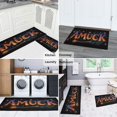 thumbnail image 6 of Halloween Kitchen Rug Set Of 2 Non Slip Kitchen Mats for Floor,Happy Halloween Spooky Amuck Kitchen Rugs and Mats for Bathroom,Room Bath (47x17+30x17 Inches), 6 of 7