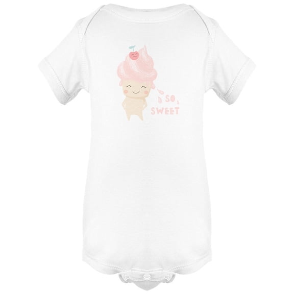 Happy Ice Cream So Sweet Bodysuit Infant -Image by Shutterstock, Newborn
