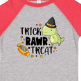 thumbnail image 4 of Inktastic Halloween Trick Rawr Treat with Dinosaur Boys or Girls Toddler T-Shirt, 4 of 5
