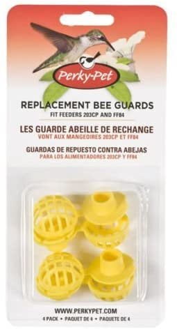 Perky Pet 4 en plastique jaune remplacement Bee gardes pour Hummingbird Feeders #205-Y 