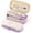 Purple, variant on CICIMELON Big Capacity Pencil Pen Case Large Storage Pencil Bag Pouch Organizer - Light Blue